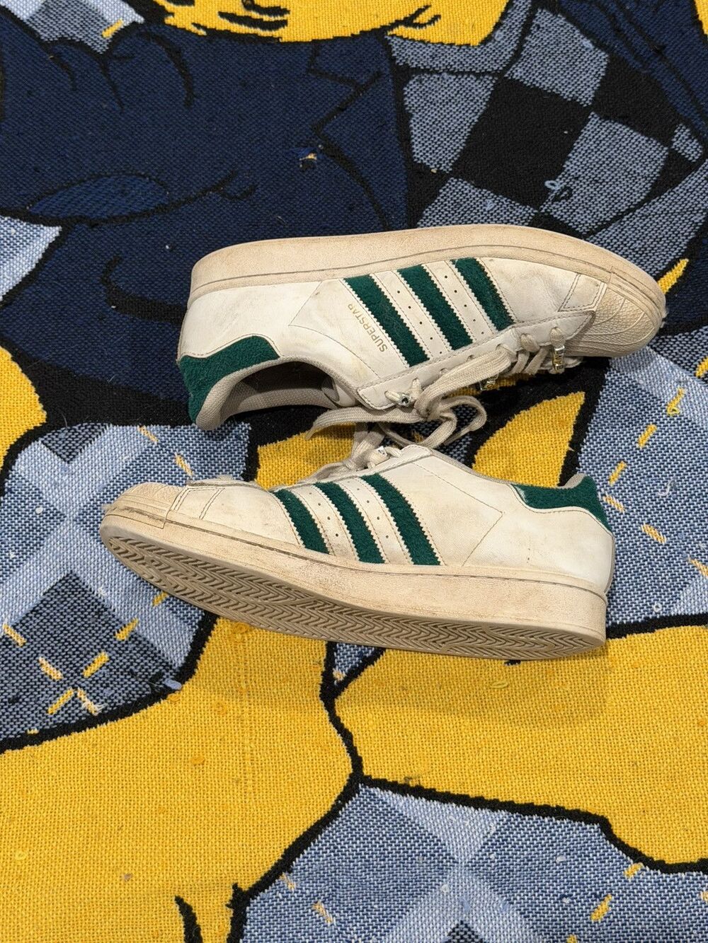 Adidas Superstar Green / White